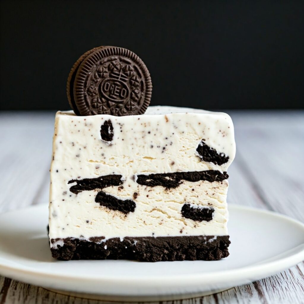 Oreo ice cream cake recipe with ice cream sandwiches​